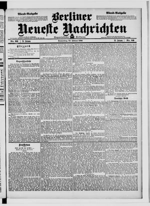 Berliner Neueste Nachrichten vom 22.02.1906