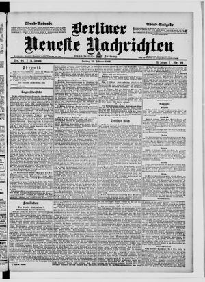 Berliner Neueste Nachrichten on Feb 23, 1906