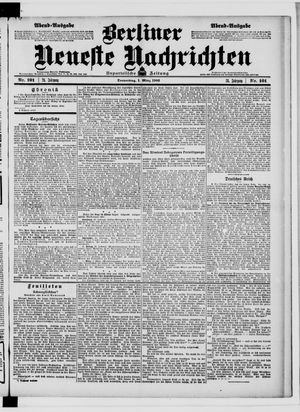 Berliner Neueste Nachrichten on Mar 1, 1906