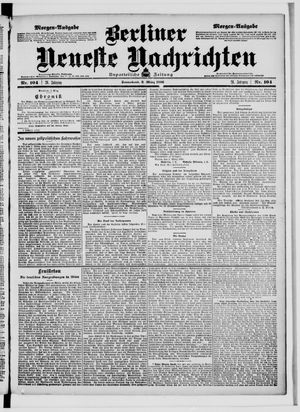 Berliner Neueste Nachrichten vom 03.03.1906