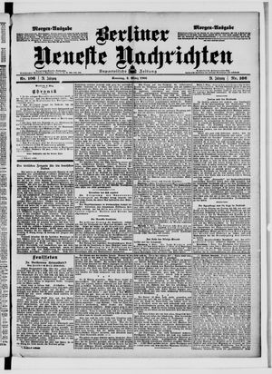 Berliner Neueste Nachrichten vom 04.03.1906