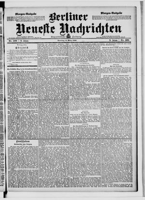 Berliner Neueste Nachrichten vom 06.03.1906