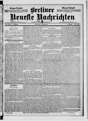 Berliner Neueste Nachrichten vom 08.03.1906