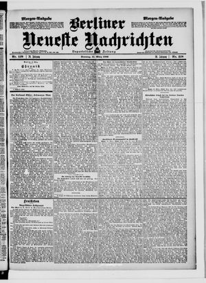Berliner Neueste Nachrichten vom 11.03.1906