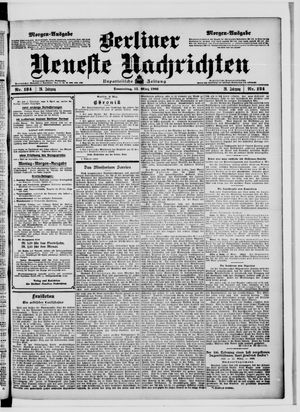 Berliner Neueste Nachrichten vom 15.03.1906