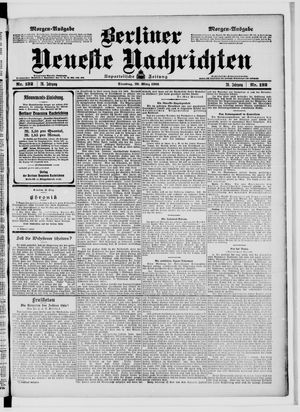 Berliner Neueste Nachrichten vom 20.03.1906