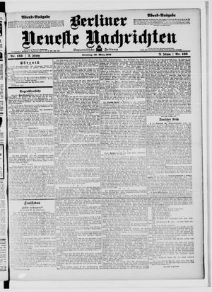Berliner Neueste Nachrichten vom 20.03.1906