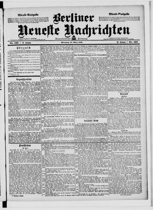 Berliner Neueste Nachrichten vom 21.03.1906