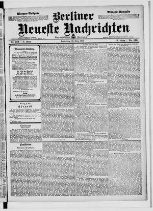 Berliner Neueste Nachrichten vom 22.03.1906