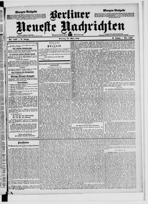 Berliner Neueste Nachrichten vom 25.03.1906