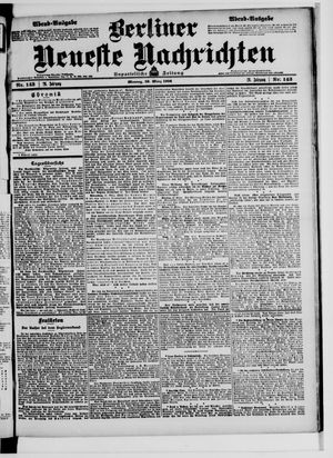 Berliner Neueste Nachrichten vom 26.03.1906