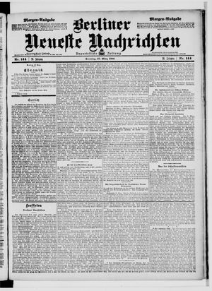 Berliner Neueste Nachrichten vom 27.03.1906