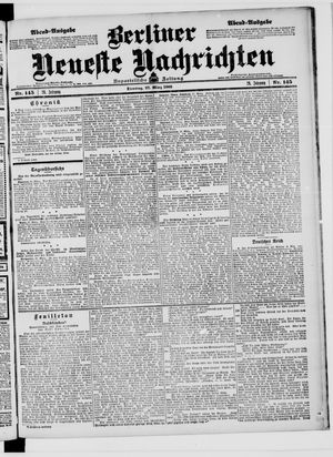 Berliner Neueste Nachrichten on Mar 27, 1906