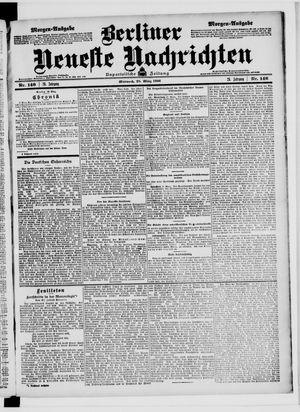 Berliner Neueste Nachrichten on Mar 28, 1906