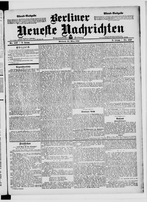 Berliner Neueste Nachrichten vom 28.03.1906