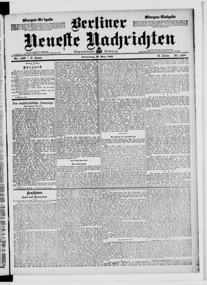Berliner Neueste Nachrichten vom 29.03.1906