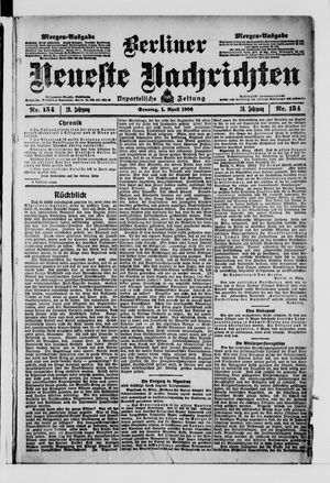 Berliner Neueste Nachrichten vom 01.04.1906