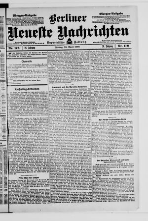 Berliner Neueste Nachrichten on Apr 13, 1906