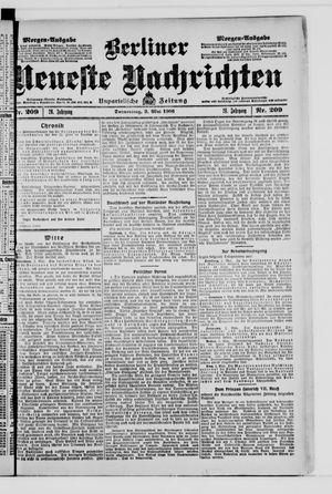 Berliner Neueste Nachrichten on May 3, 1906
