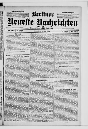Berliner neueste Nachrichten vom 02.06.1906