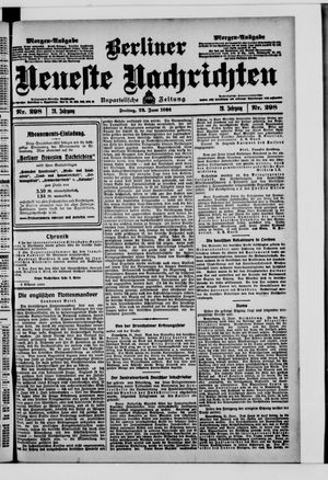 Berliner Neueste Nachrichten on Jun 22, 1906