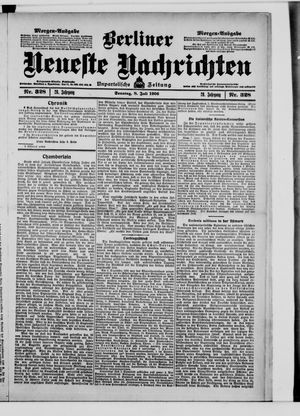Berliner Neueste Nachrichten vom 08.07.1906