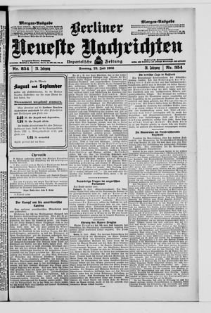 Berliner Neueste Nachrichten vom 22.07.1906