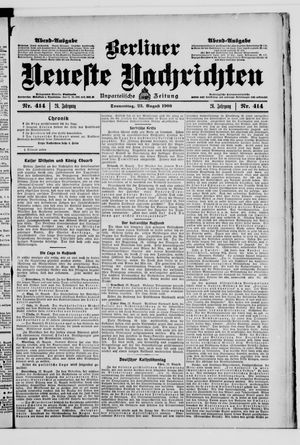 Berliner Neueste Nachrichten vom 23.08.1906