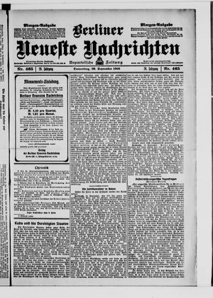 Berliner Neueste Nachrichten vom 20.09.1906