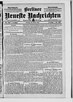 Berliner Neueste Nachrichten vom 23.10.1906
