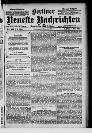Berliner Neueste Nachrichten vom 01.12.1906