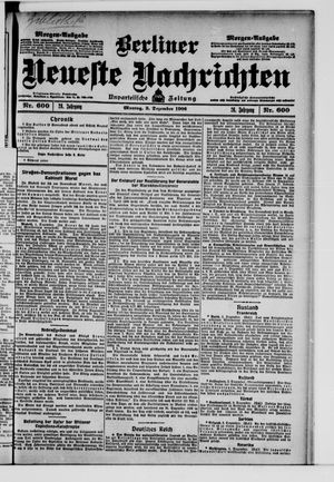 Berliner Neueste Nachrichten vom 03.12.1906