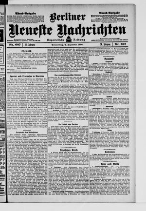 Berliner Neueste Nachrichten vom 06.12.1906