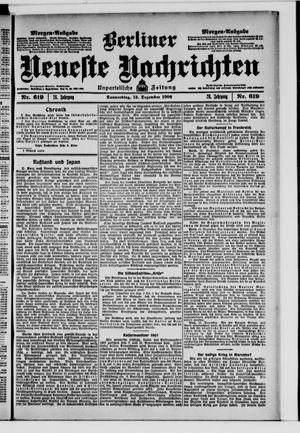 Berliner Neueste Nachrichten vom 13.12.1906