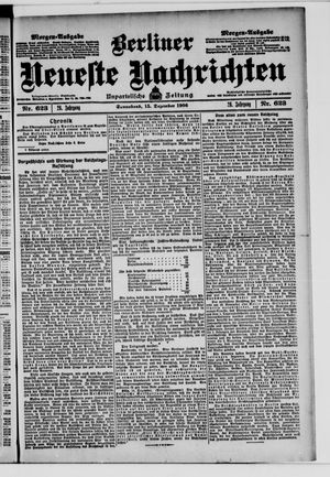 Berliner Neueste Nachrichten on Dec 15, 1906