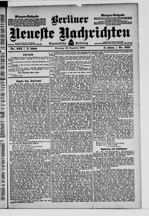 Berliner Neueste Nachrichten vom 16.12.1906