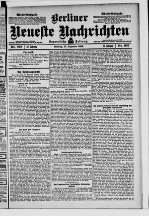 Berliner Neueste Nachrichten vom 17.12.1906