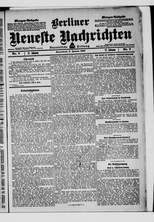 Berliner Neueste Nachrichten vom 05.01.1907