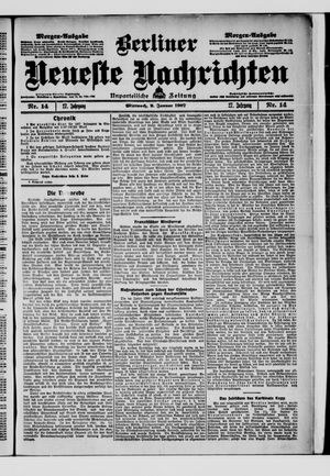 Berliner Neueste Nachrichten vom 09.01.1907