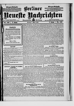 Berliner Neueste Nachrichten vom 01.03.1907