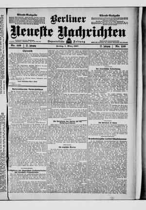 Berliner Neueste Nachrichten vom 01.03.1907