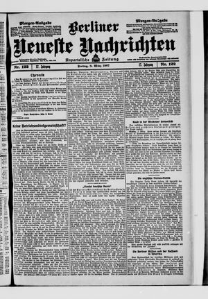 Berliner Neueste Nachrichten vom 08.03.1907