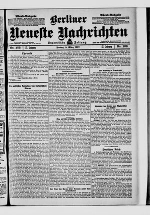 Berliner Neueste Nachrichten on Mar 8, 1907