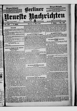 Berliner Neueste Nachrichten vom 11.03.1907