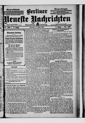 Berliner Neueste Nachrichten vom 17.03.1907