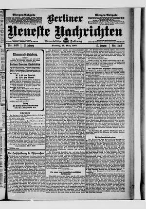 Berliner Neueste Nachrichten vom 19.03.1907