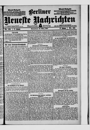Berliner Neueste Nachrichten vom 23.03.1907