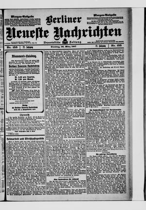 Berliner Neueste Nachrichten vom 26.03.1907