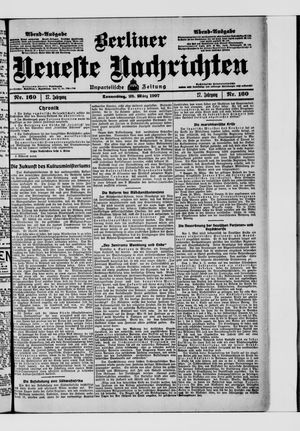 Berliner Neueste Nachrichten vom 28.03.1907