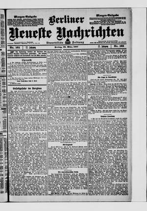 Berliner Neueste Nachrichten vom 29.03.1907